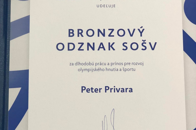 Peter Privara a Vendelín Kvetan boli ocenení Slovenským olympijským a športovým výborom